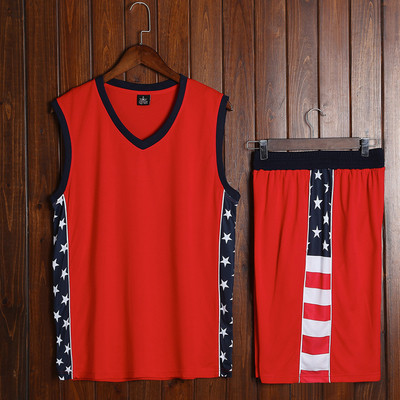 Gyorsan száradó anyagból készült férfi kosárlabda készlet