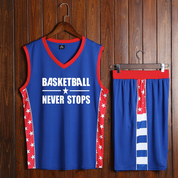 Gyorsan száradó anyagból készült férfi kosárlabda készlet