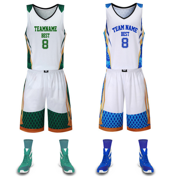 Kosárlabda csapat fehér feliratokkal