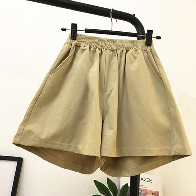 Női alkalmi rövidnadrág elasztikus derékkal, különböző színekben