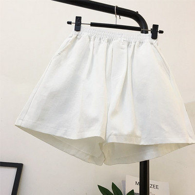 Női alkalmi rövidnadrág elasztikus derékkal, különböző színekben