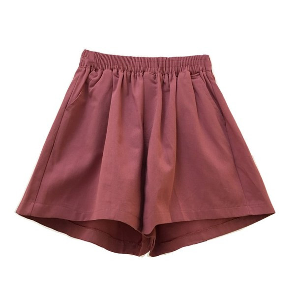 Női alkalmi rövidnadrág elasztikus derékkal, különböző színekben
