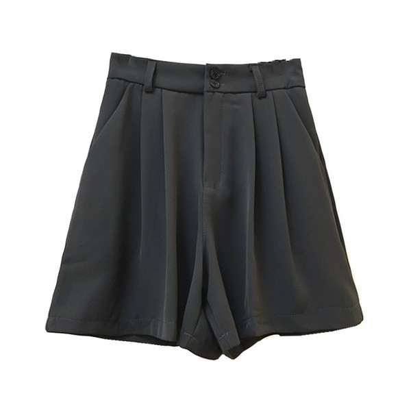 Alkalmi rövidnadrág magas derékkal és zsebekkel, különböző színekben