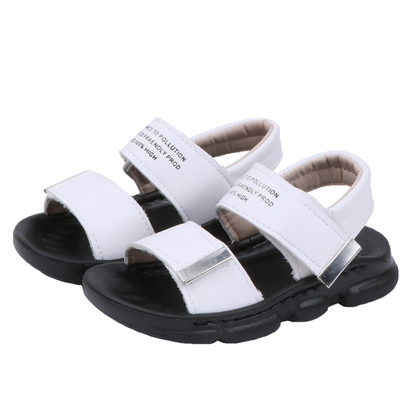 Modern gyerekszandál sima modell matricákkal