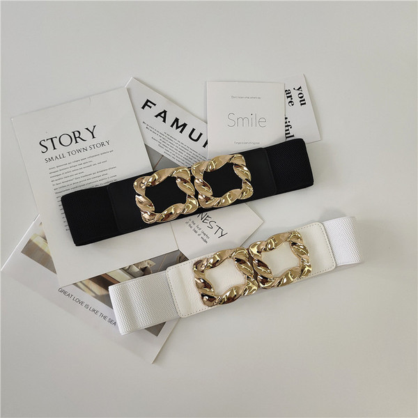 Metallelemendiga elastne vöö - sobib kleidile