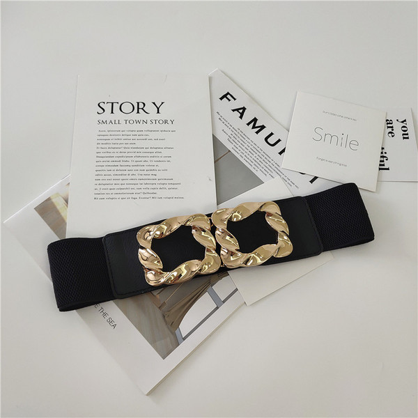 Metallelemendiga elastne vöö - sobib kleidile