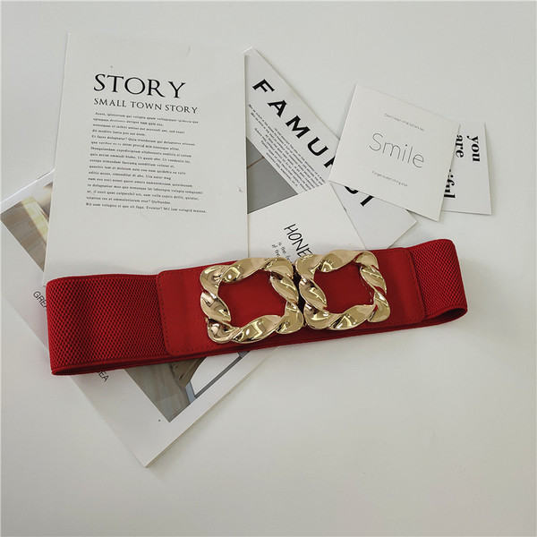 Metallelemendiga elastne vöö - sobib kleidile