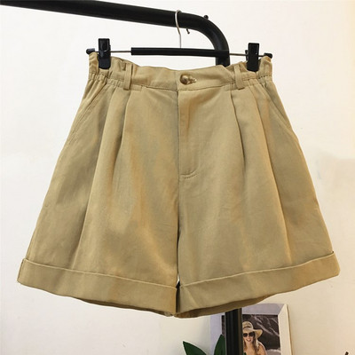 Γυναικεία σορτς με τσέπες και ψηλή μέση σε διάφορα χρώματα