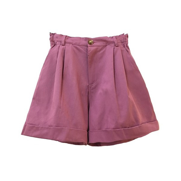 Γυναικεία σορτς με τσέπες και ψηλή μέση σε διάφορα χρώματα