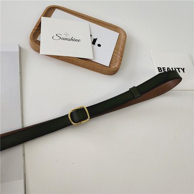 Vékony női eco bőr öv