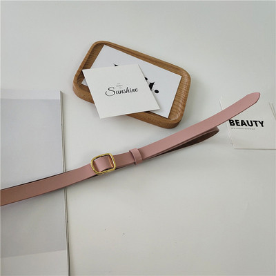 Vékony női eco bőr öv