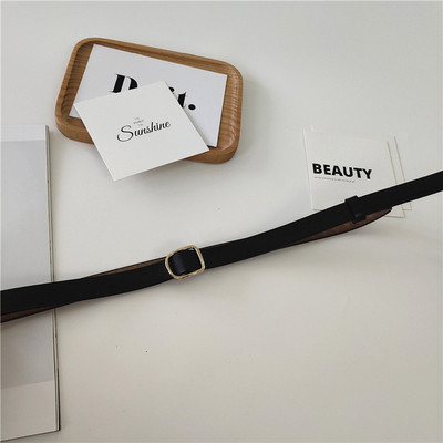 Vékony női eco bőr öv