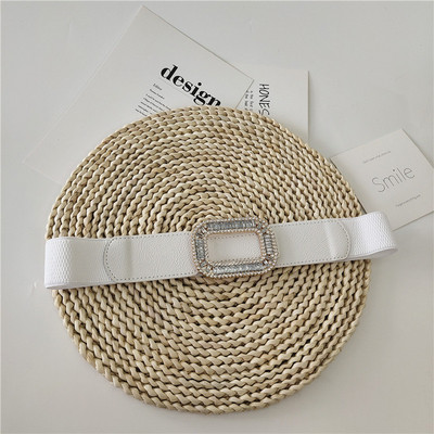 Elasztikus női deréköv köves díszítéssel