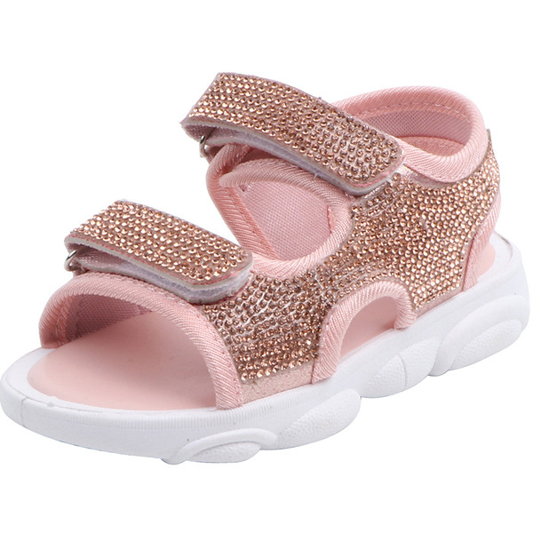 ÚJ modell gyerekszandál kövekkel és matricákkal lányoknak