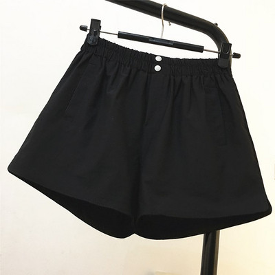 Ženske kratke hlače s džepovima i visokim strukom u više boja