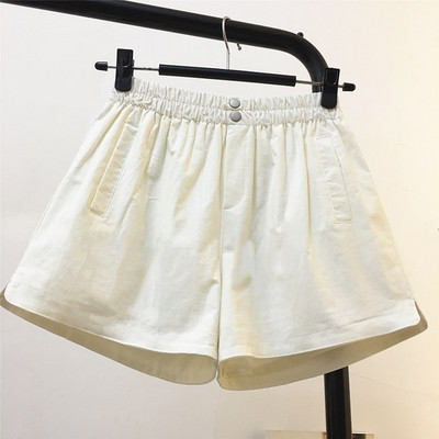 Ženske kratke hlače s džepovima i visokim strukom u više boja