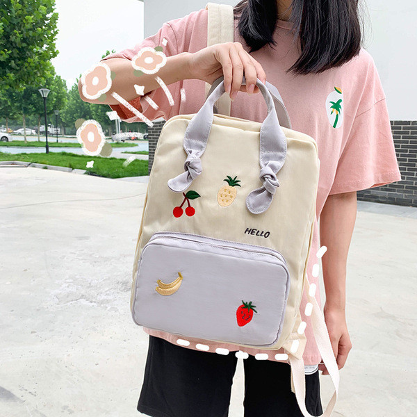 Gyermek hátizsák új modellje hímzéssel - diákok számára alkalmas