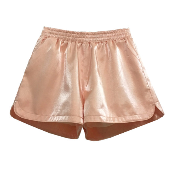 Női rövidnadrág elasztikus derékkal, különböző színekben