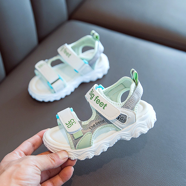 Σπορ-casual παιδικά σανδάλια με λουράκια βελκρό και παχιά σόλα