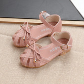 ÚJ modell gyerekszandál lányoknak matricával és nyakkendővel