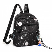 Női hátizsákok új modellje fekete rátéttel