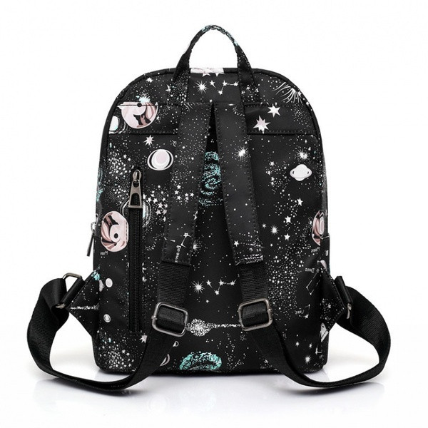 Női hátizsákok új modellje fekete rátéttel