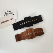 Öko velúrból készült rugalmas női széles öv