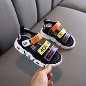 Ležerne dječje sandale sa zakrpom i aplikacijom za djevojčice i dječake