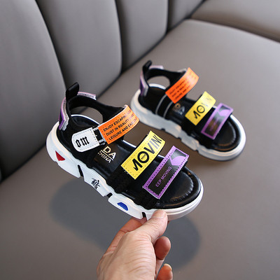 Ležerne dječje sandale sa zakrpom i aplikacijom za djevojčice i dječake