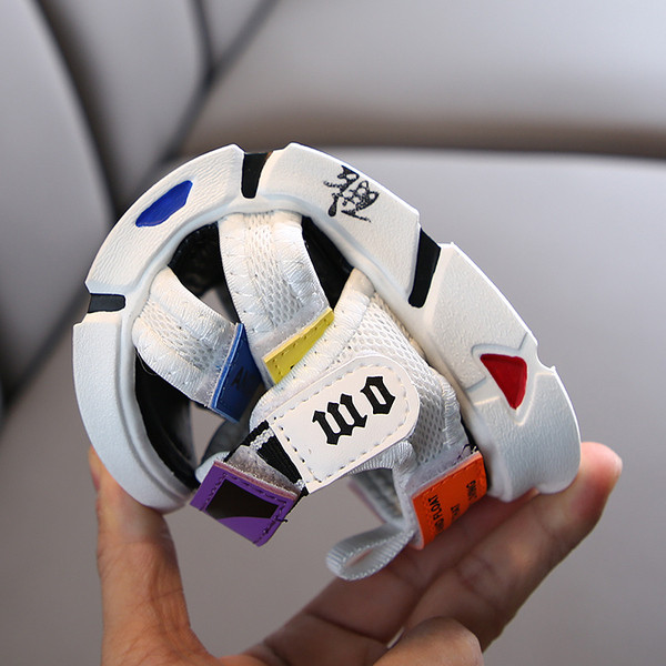 Ležerne dječje sandale sa zakrpom i aplikacijom za djevojčice i dječake