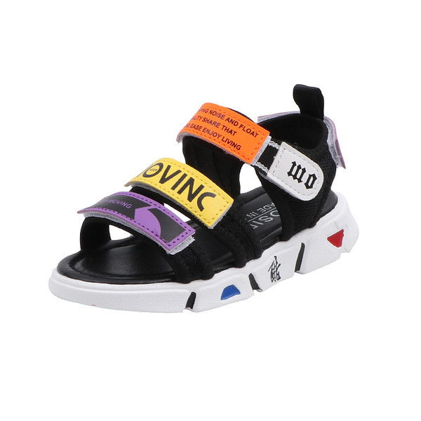 Ležerne dječje sandale sa zakrpom i aplikacijom za djevojčice i dječake