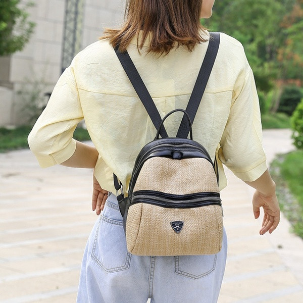 Új modell kis női hátizsák cipzárral