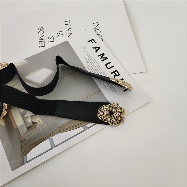 Ženski remen na metalno kopčanje - elastični