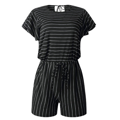 Γυναικείες καλοκαιρινές φόρμες με ελαστική μέση και κοντά μανίκια