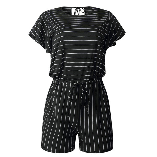 Γυναικείες καλοκαιρινές φόρμες με ελαστική μέση και κοντά μανίκια