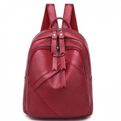 Uue mudeli kunstnahast lukuga naiste seljakott