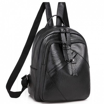 Uue mudeli kunstnahast lukuga naiste seljakott