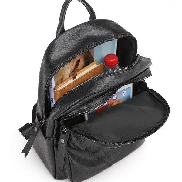 Uue mudeli kunstnahast lukuga naiste seljakott