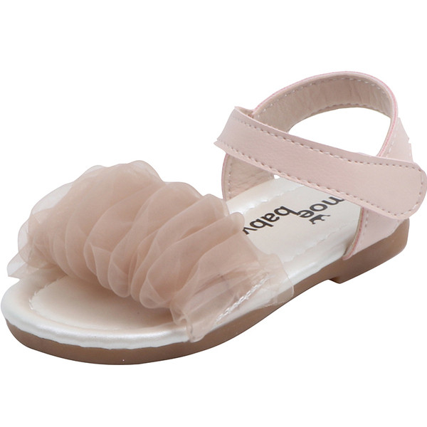 Elegantne dječje sandale sa zakrpama i tilom