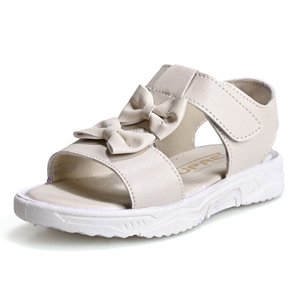 Alkalmi gyerekszandál szalaggal és szalagokkal