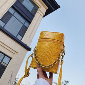 Jauna modeļa mazā zābaku soma ar metāla elementu - retro stilā