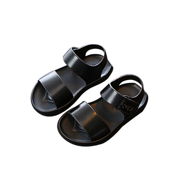 Sima gyerekszandál modell két színben matricával