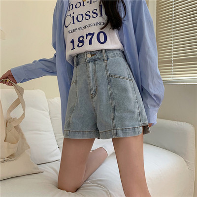 Σορτς τζιν με υψηλή μέση