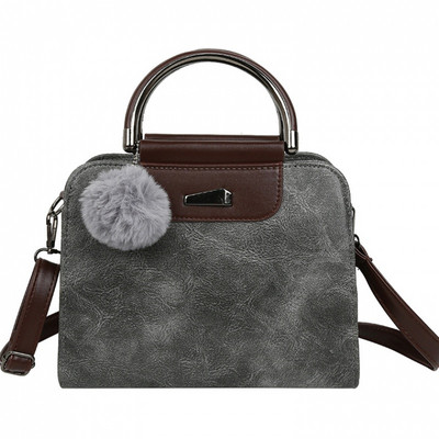 Modern női táska műbőrből bolyhos