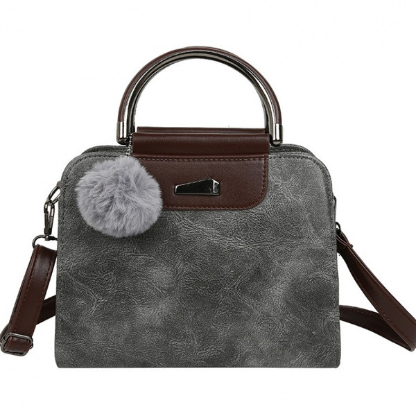 Modern női táska műbőrből bolyhos