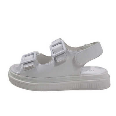 Alkalmi női szandál lapos talppal, három színben