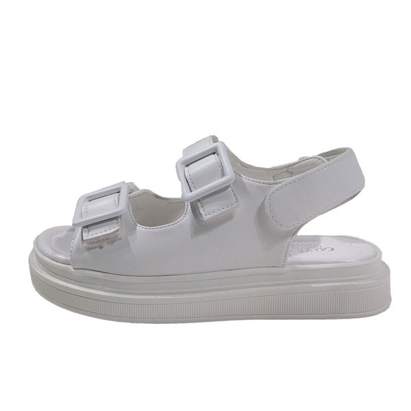 Alkalmi női szandál lapos talppal, három színben