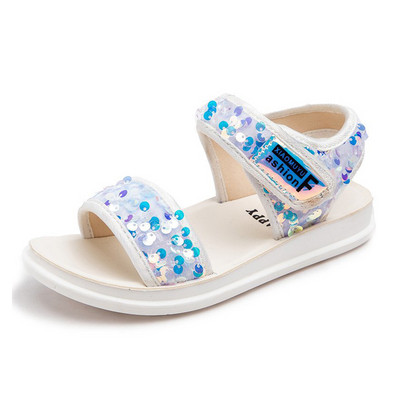 Casual παιδικά σανδάλια με λουράκια βελκρό και πούλιες