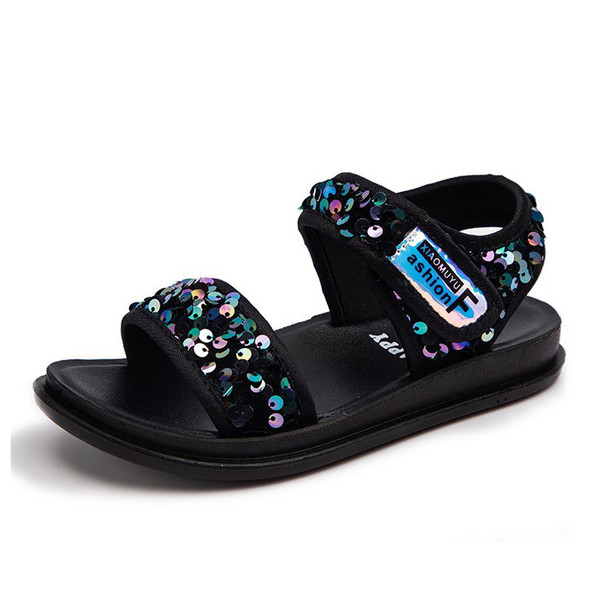 Casual παιδικά σανδάλια με λουράκια βελκρό και πούλιες