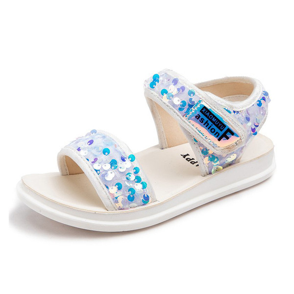 Casual παιδικά σανδάλια με λουράκια βελκρό και πούλιες